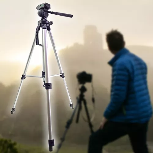 Fotó- és videóállvány, 60-143 cm / hordtáska