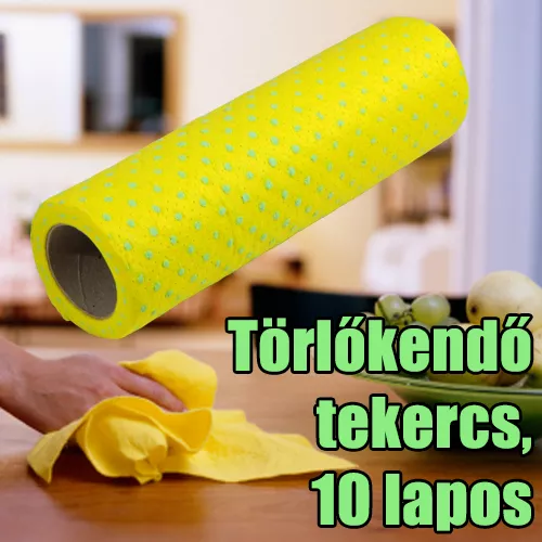  Extra nedvszívó törlőkendő tekercs, 10 lapos