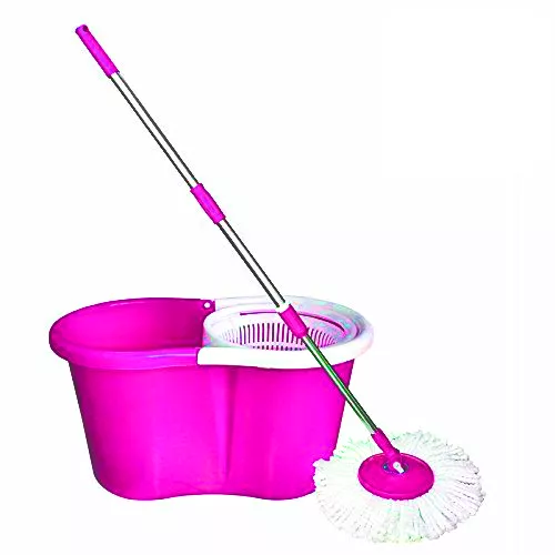 Easy spin mop / forgótálas felmosó szett - rózsaszín