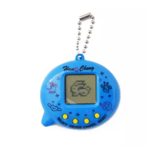 Mini tamagocsi játék, virtuális kisállat, Tamagotchi - kék