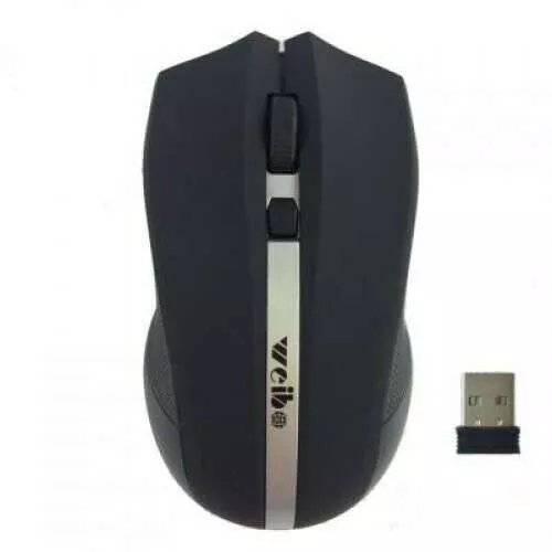 Vezetéknélküli egér 2.4 Ghz / Wireless gamer egér - Fekete 