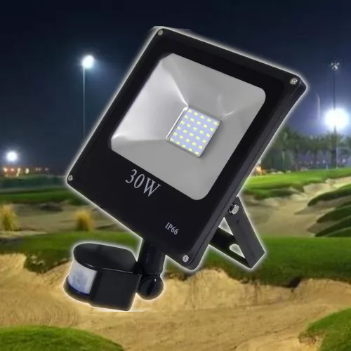 Mozgásérzékelős 30W=300W CREE LED energiatakarékos fényvető