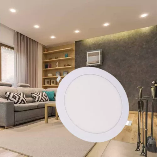 Kerek LED panel / 3W, 8 cm átmérő - melegfehér - beépíthető