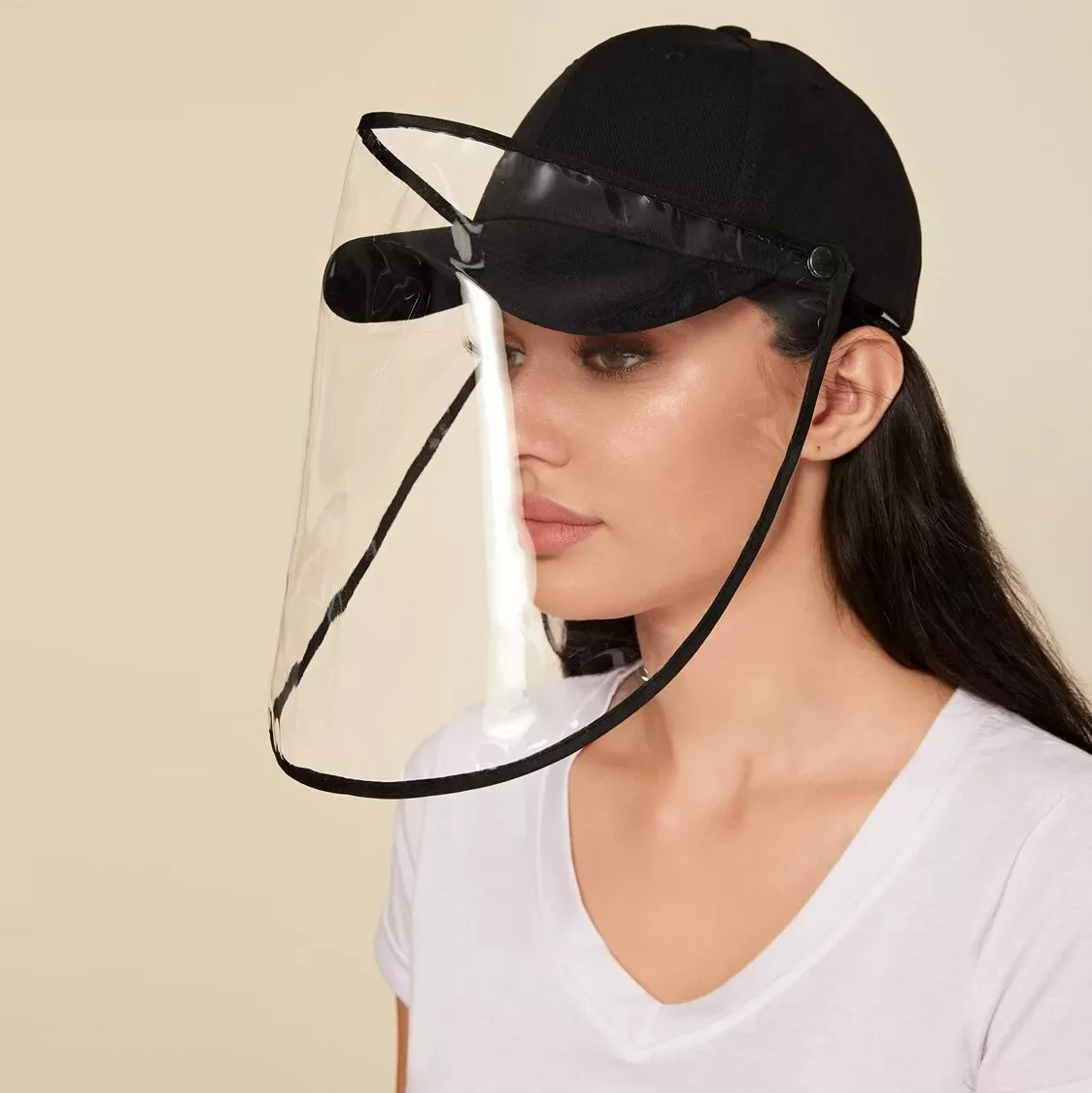 2in1 baseball sapka + rugalmas plexi arcpajzs – a teljes arcot elfedi!