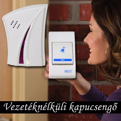 Vezeték nélküli ajtócsengő - 32 dalammal