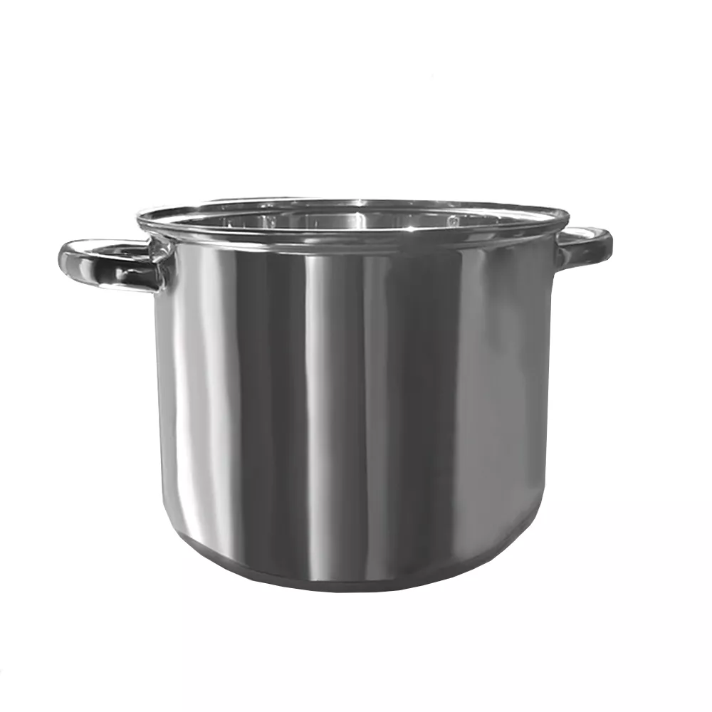 Rozsdamentes acél tésztafőző edényszett hőálló üvegfedővel / 8 liter