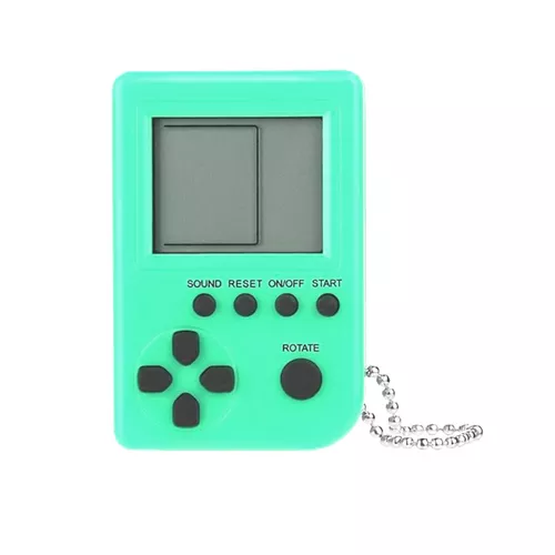 Retro tetrisz, mini játékgép - zöld
