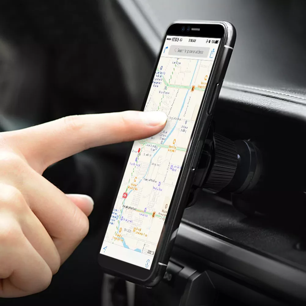 Univerzális mágneses autós telefontartó, szellőzőrácsba illeszthető