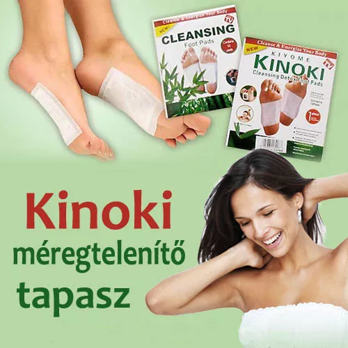Dupla csomag KINOKI méregtelenítő tapasz
