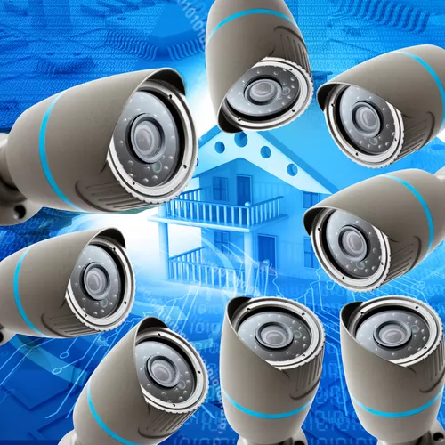 Összekötő kábel a biztonsági kamerákhoz, kamerarendszerekhez és DVR-hez, tápelosztó, kameratáp 8 irányú
