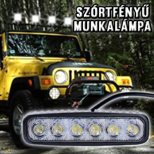 Szórt fényű LEDES munkalámpa - 18W / extra nagy fényerővel