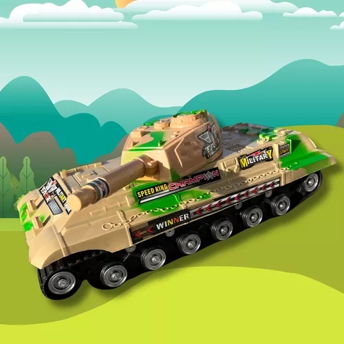 Nagy lendkerekes harckocsi, tank - barna