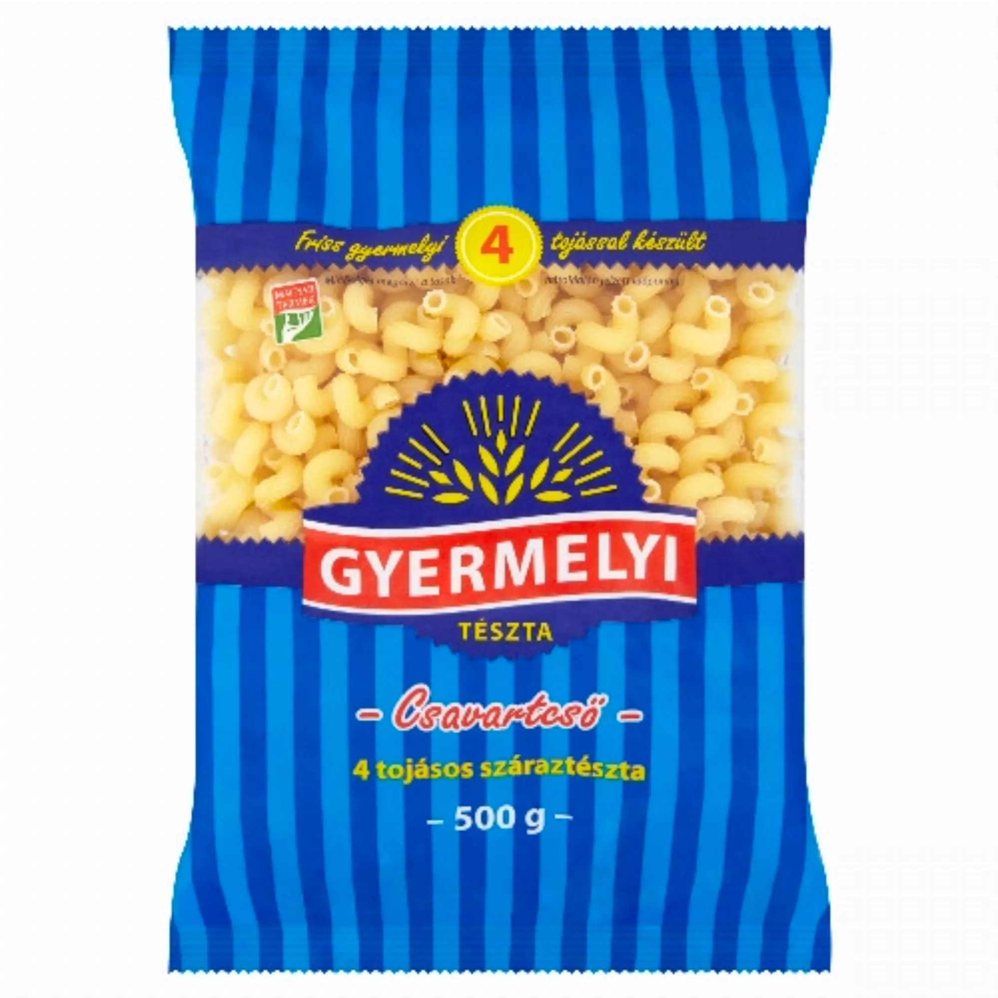 Gyermelyi tészta 500g, Csavartcső
