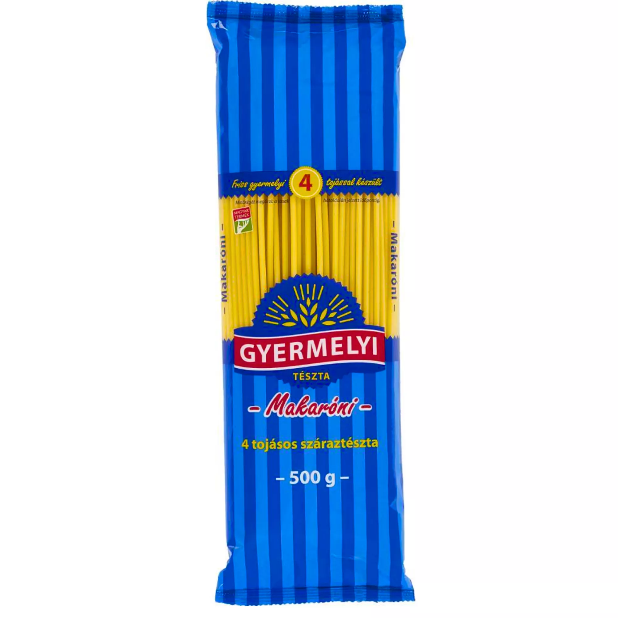 Gyermelyi tészta 500g, Makaróni