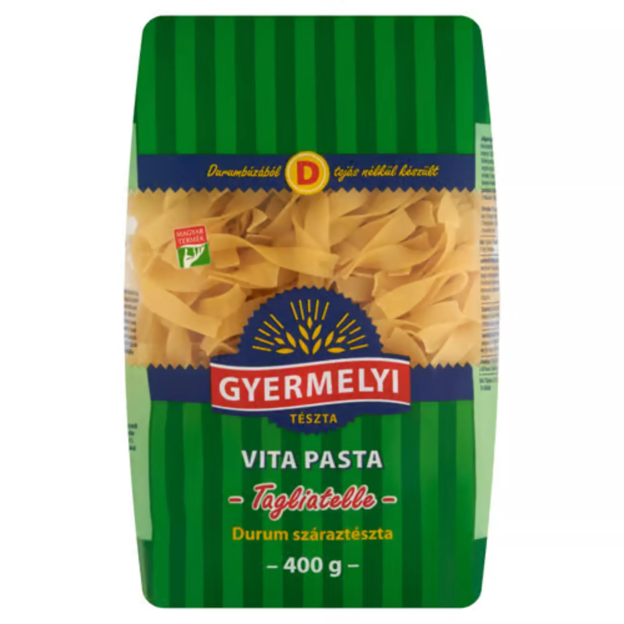 Gyermelyi durum tészta 400g, Tagliatelle
