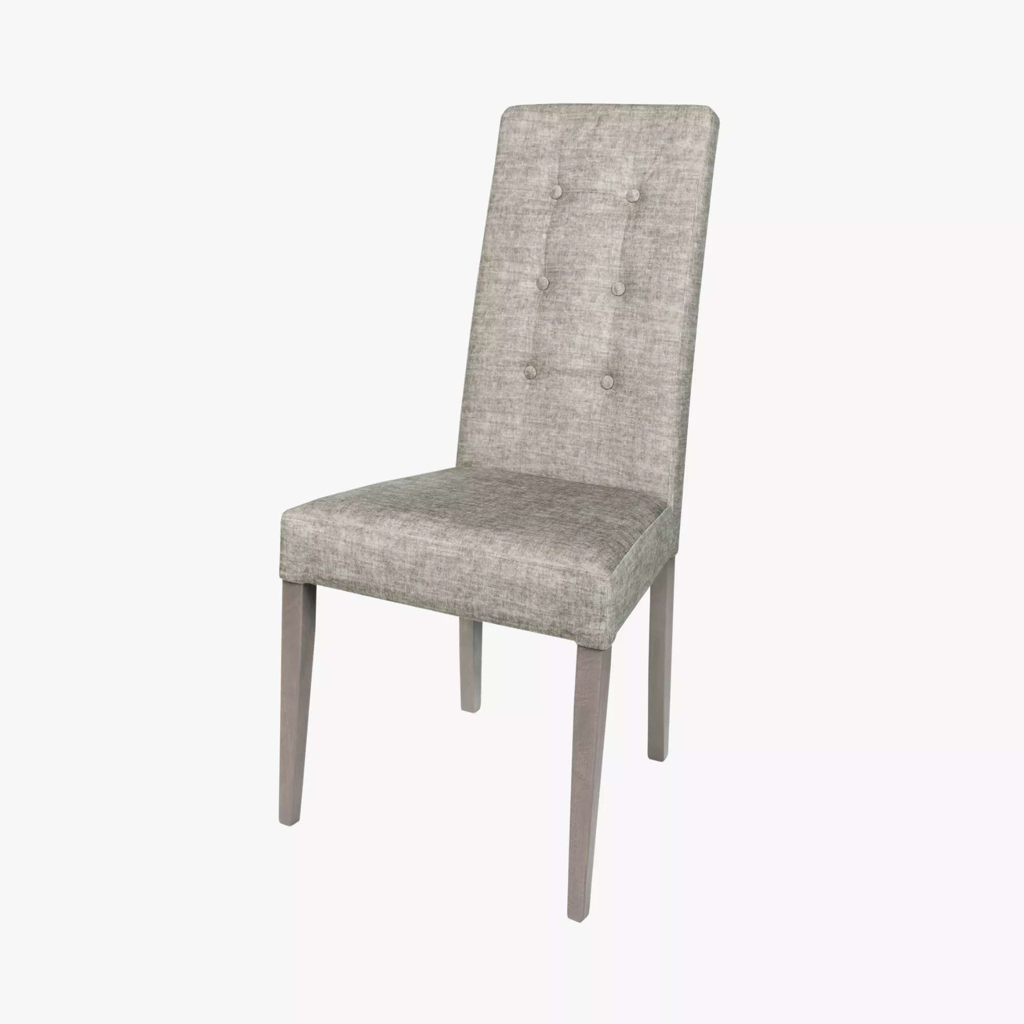 Nicol szék - Szövet kárpit | Pácolt, tömör bükkfa láb