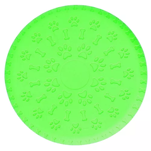 Kutya friszbi - repíthető kutyajáték - frisbee / zöld