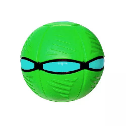 UFO disc ball - frizbi labda, Led világítással - zöld