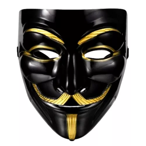 Anonymus face maszk - fekete