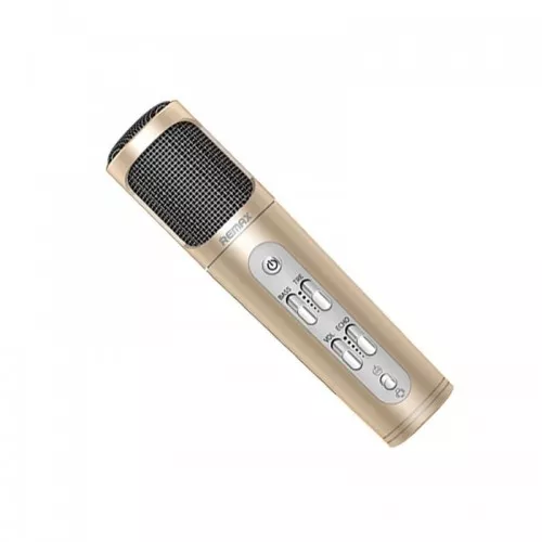 Akkus Mikrofon előerősítővel mobil és HiFi eszközökhöz + PC-hez iOS + Android + Windows + Karaoke / gold