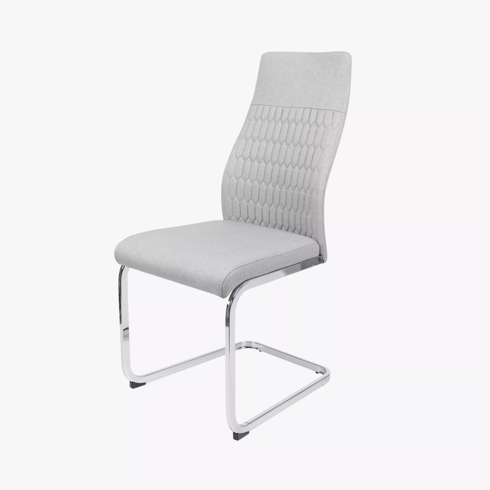 Levante szék - Szövet kárpit | Krómozott fém láb