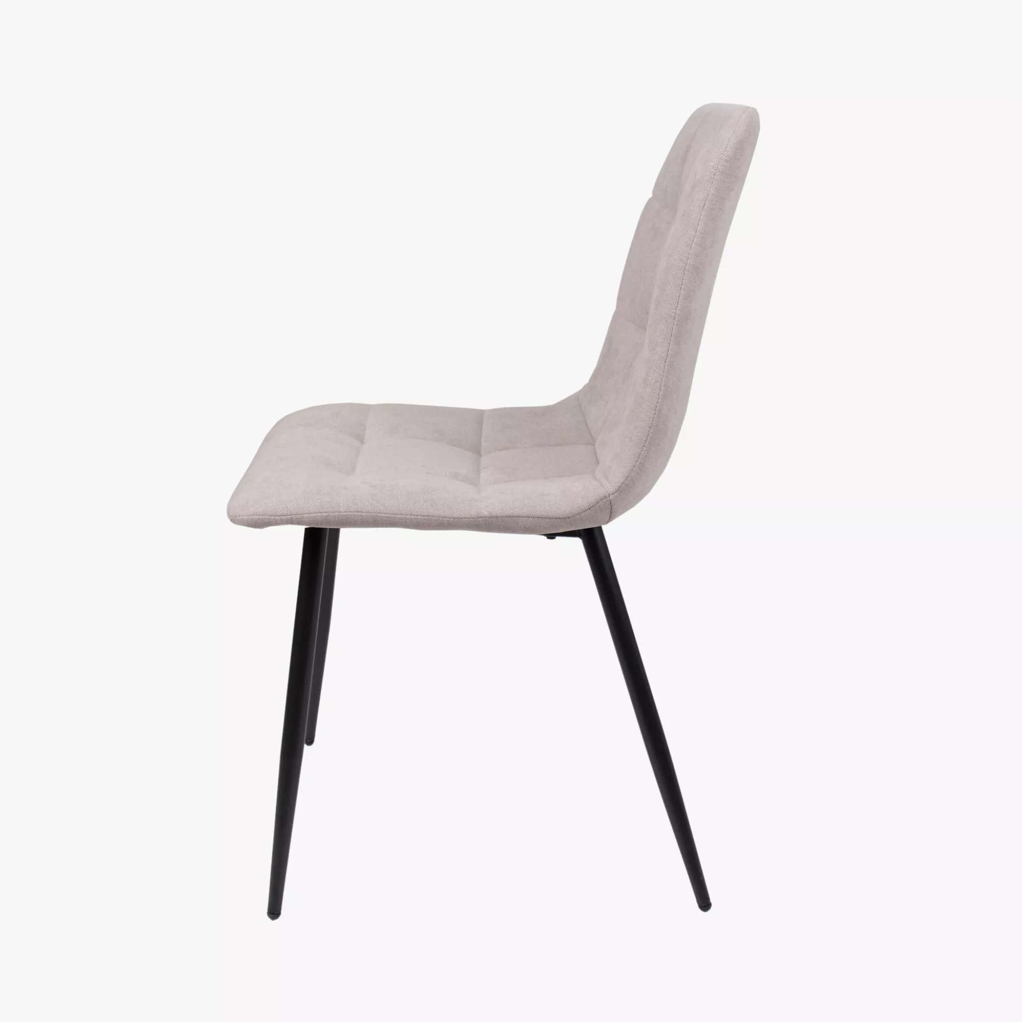 Kamil szék - Szövet kárpit | Fekete festett láb