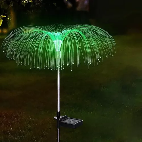 Napelemes RGB led kerti hangulatvilágítás, medúza lámpa