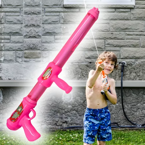 Pumpás vízvető puska, vízipuska, nagy vízipisztoly - pink