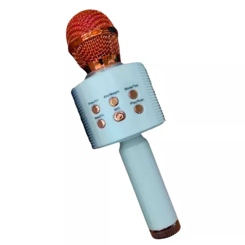 Karaoke bluetooth mikrofon hangszóróval és LED világítással