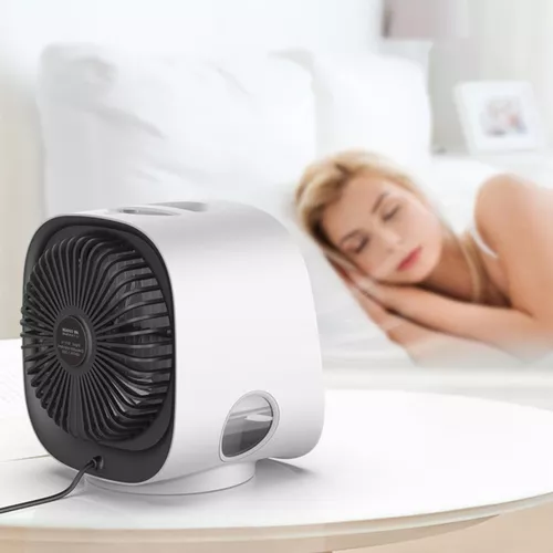 Hordozható mini léghűtő kocka, vízhűtéses asztali ventilátor