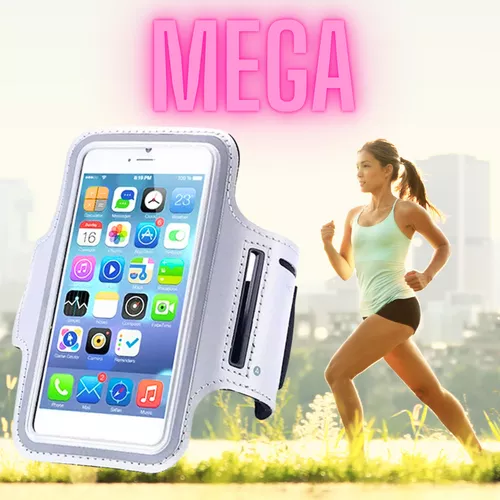 Vízálló karra csatolható telefontok / kartok - Mega méret - Fehér