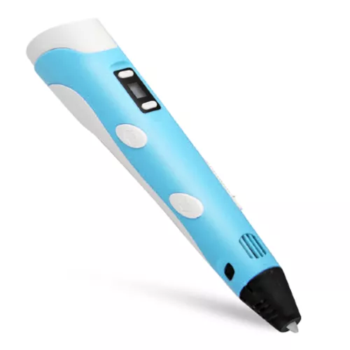 3D térbeli nyomtató toll + 220v adapter - garanciával - kék